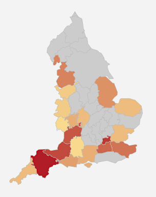 Melhuish in England 1881